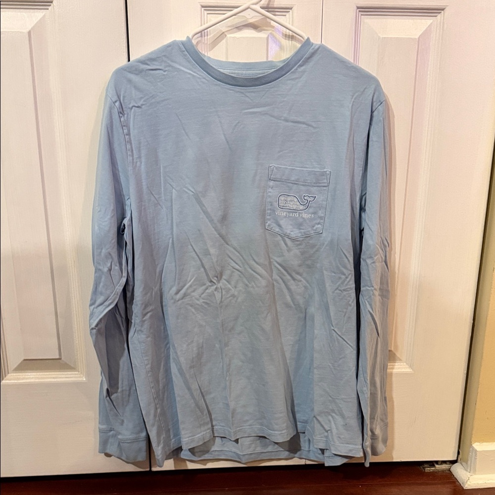 Vineyard Vines Light Blue Long Sleeve Tee